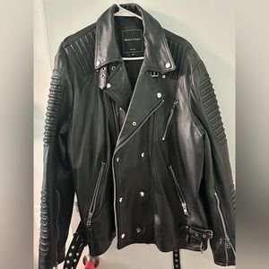 Black Leather Motorcycle Jacket